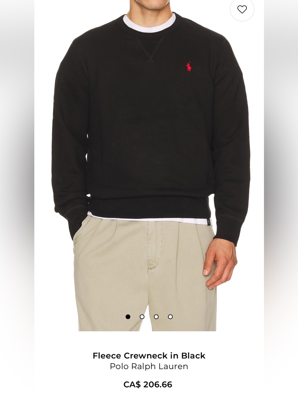 “The RL Fleece” Sweatshirt (Men’s Size S) UNISEX